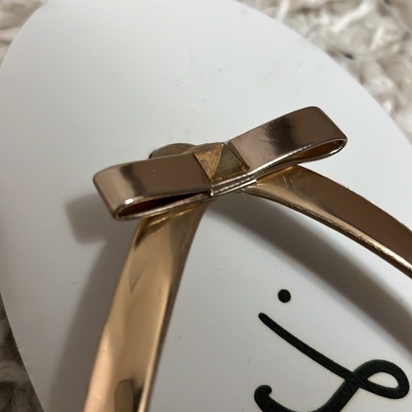 *Never Worn* Bridal flip flop sandals - ‘Mrs’ - White, Size 9 - Picture 2 of 6